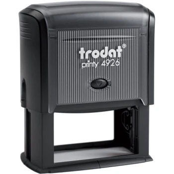 Σφραγίδα Trodat Printy 4926 Eco Αυτομελανώμενη Μαύρη για κατασκευή σφραγίδας έως 10 γραμμών κειμένου.