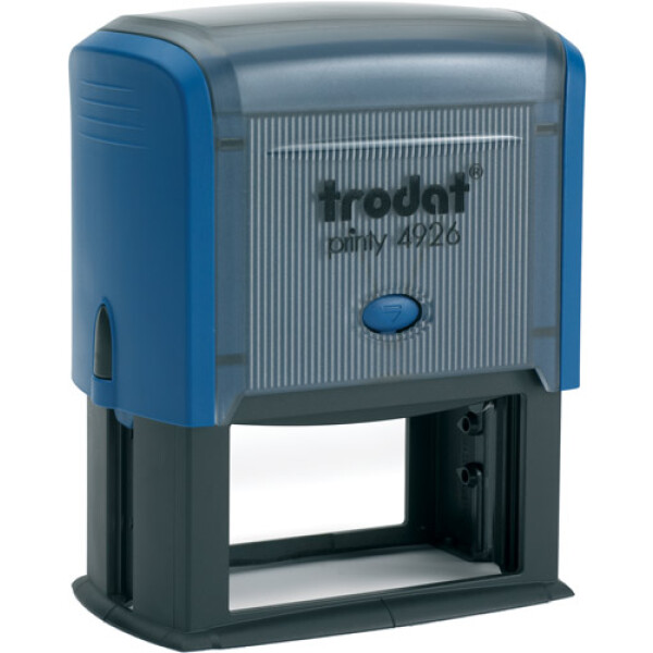 Σφραγίδα Μηχανικών Trodat Printy 4926 Eco Αυτομελανώμενη Μπλε, για κατασκευή σφραγίδας έως 7 γραμμών κειμένου.