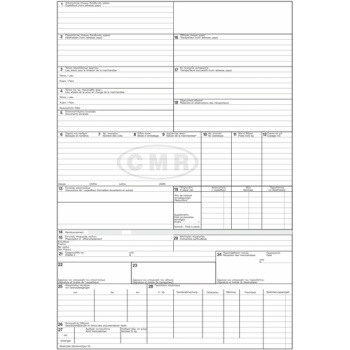 CMR Φορτωτική 50 φύλλων 254γ τετραπλότυπη 21x29cm Typotrust (Εντός Ε.Ε.)