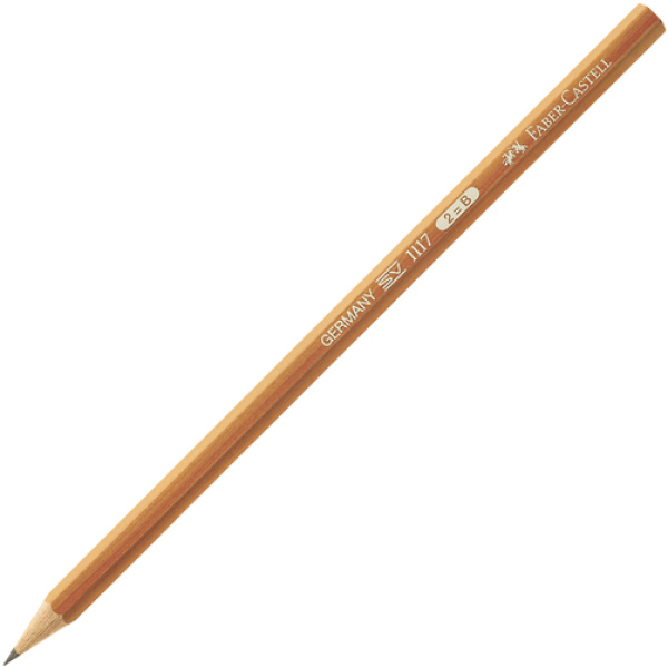 Faber Castel 1117 το πορτοκαλί οικολογικό μολύβι με πυκνότητα 2=Β