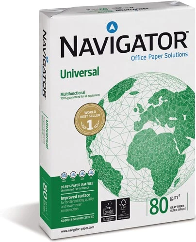 Χαρτί Α4 Navigator 80gr Λευκό 210x297mm πακέτο 500 φύλλα