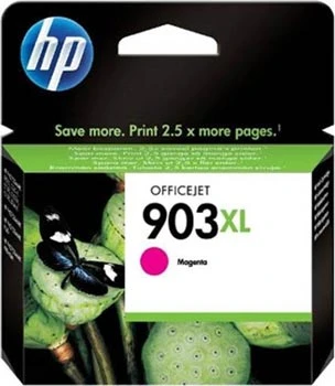 Γνήσιο Hp 903XL Magenta Μελάνι με κωδικό T6M07AE που περιέχει 9,5ml χρώματος Μαντζέντα.