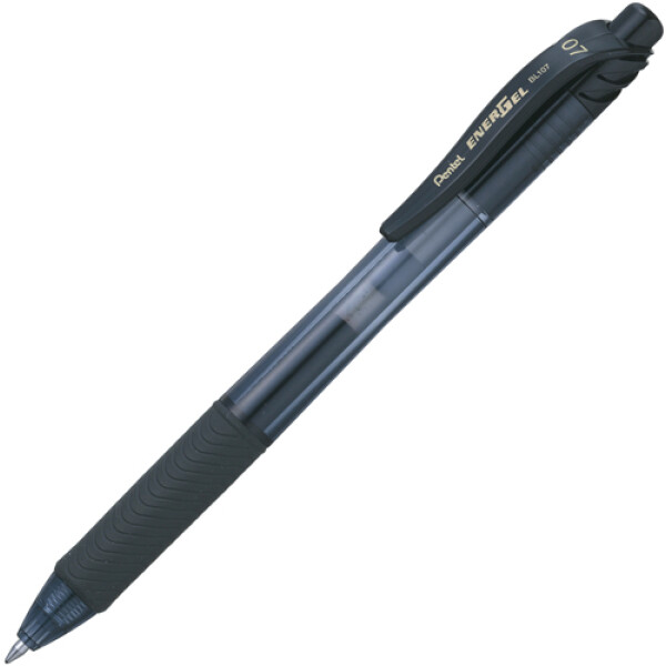 Pentel Energel Μαύρο BLN107 Στυλό Gel με Grip 0.7mm