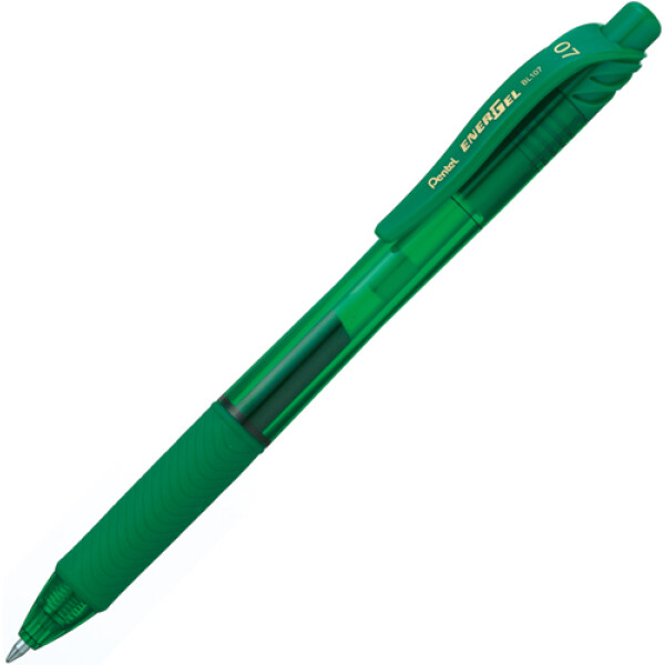 Pentel ENERGEL BL107 Στυλό Πράσινο με μελάνι gel νέας γενιάς που στεγνώνει αμέσως με απαλή γραφή.