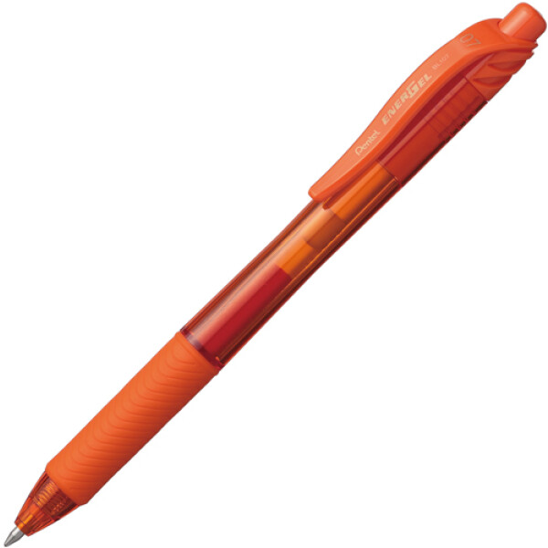 Pentel ENERGEL BL107 Στυλό Πορτοκαλί με μελάνι gel νέας γενιάς που στεγνώνει αμέσως με απαλή γραφή