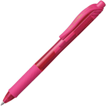 Pentel ENERGEL BL107 Στυλό Ροζ με μελάνι gel νέας γενιάς που στεγνώνει αμέσως με απαλή γραφή.