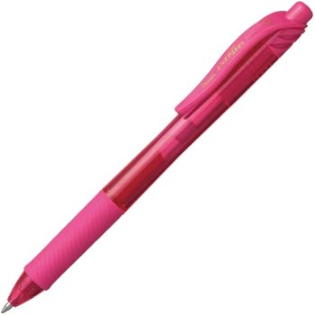 Pentel ENERGEL BL107 Στυλό Ροζ με μελάνι gel νέας γενιάς που στεγνώνει αμέσως με απαλή γραφή.