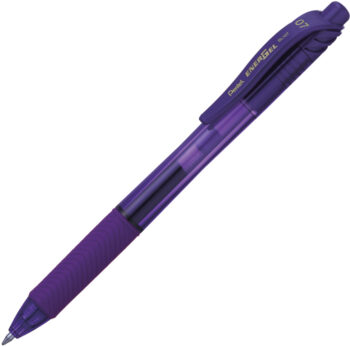 Pentel Energel Μωβ BL107 Στυλό Gel με Grip 0.7mm