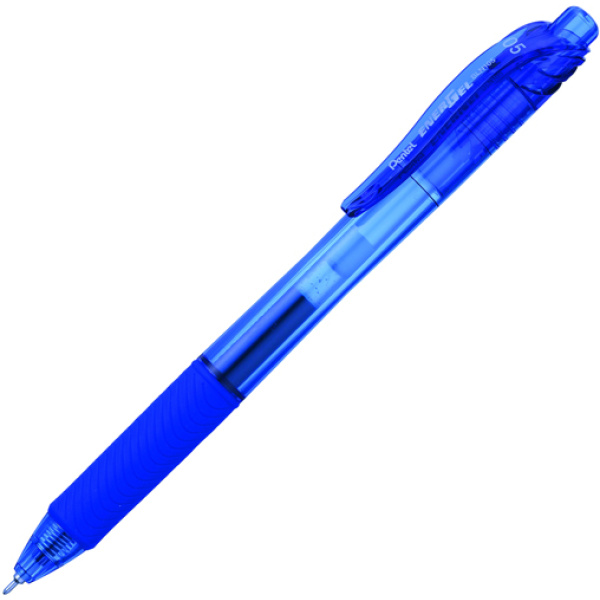 Pentel ENERGEL BLN105 Στυλό Μπλε με μελάνι gel νέας γενιάς που στεγνώνει αμέσως με λεπτή γραφή.
