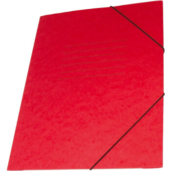 Φάκελος Πρέσπαν με Αυτιά και Λάστιχο διαστάσεων 25x35cm σε χρώμα Κόκκινο, για εύκολη και γρήγορη αποθήκευση εγγράφων.