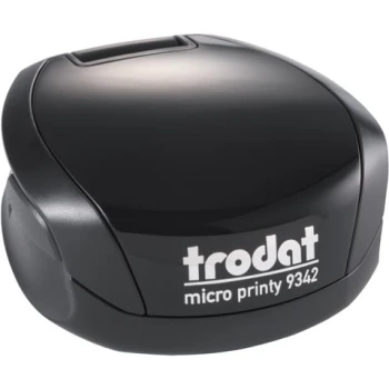Σφραγίδα Στρογγυλή Trodat Printy 9342 Τσέπης Μαύρη για κατασκευή σφραγίδας με διάμετρο 4.2cm.
