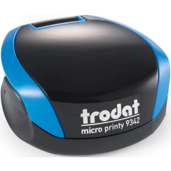 Σφραγίδα Στρογγυλή Trodat Printy 9342 Τσέπης Μπλε για κατασκευή σφραγίδας με διάμετρο 4.2cm.