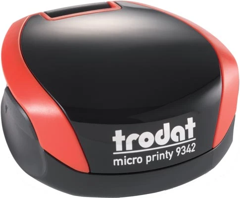 Σφραγίδα Στρογγυλή Trodat Printy 9342 Τσέπης Κόκκινη για κατασκευή σφραγίδας με διάμετρο 4.2cm.