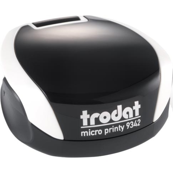 Σφραγίδα Στρογγυλή Trodat Printy 9342 Τσέπης Λευκή για κατασκευή σφραγίδας με διάμετρο 4.2cm.
