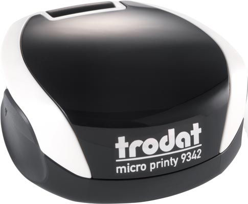 Σφραγίδα Στρογγυλή Trodat Printy 9342 Τσέπης Λευκή για κατασκευή σφραγίδας με διάμετρο 4.2cm.