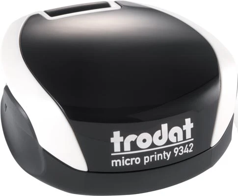 Σφραγίδα Στρογγυλή Trodat Printy 9342 Τσέπης Λευκή για κατασκευή σφραγίδας με διάμετρο 4.2cm.