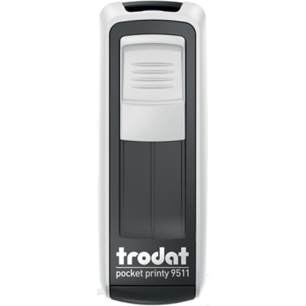 Σφραγίδα Trodat Pocket Printy 9511 Τσέπης Λευκή για κατασκευή σφραγίδας έως 3ων γραμμών κειμένου.