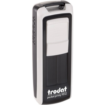 Σφραγίδα Trodat Pocket Printy 9512 Τσέπης Λευκή για κατασκευή σφραγίδας έως 5 γραμμών κειμένου.