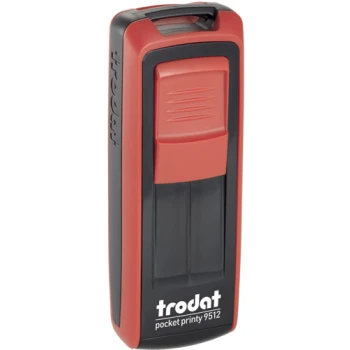 Σφραγίδα Trodat Pocket Printy 9512 Τσέπης Κόκκινη για κατασκευή σφραγίδας έως 5 γραμμών κειμένου.