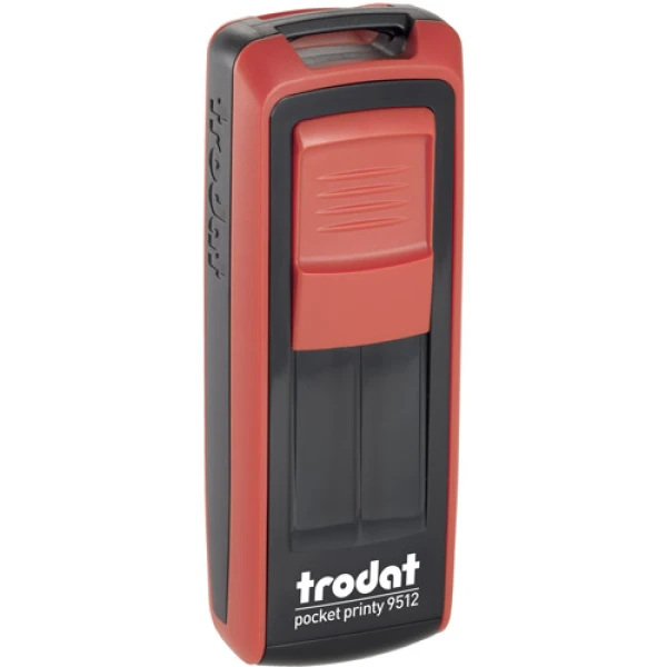 Σφραγίδα Trodat Pocket Printy 9512 Τσέπης Κόκκινη για κατασκευή σφραγίδας έως 5 γραμμών κειμένου.