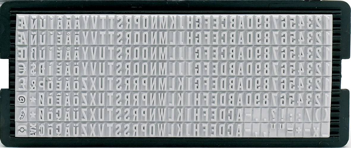 Trodat 6004 Πλακέτα Ελληνικών Γραμμάτων ύψους 4mm